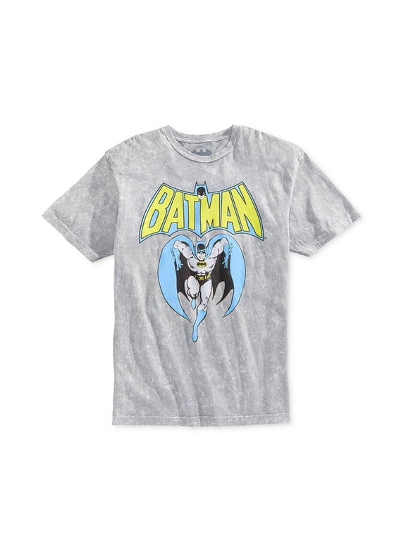 Mens Batman Graphic T-Shirt, Grey, Small