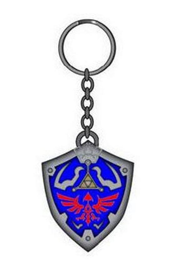 Bioworld Merchandising - Legend of Zelda Rubber Keychain Hyrulian Crest 7 cm