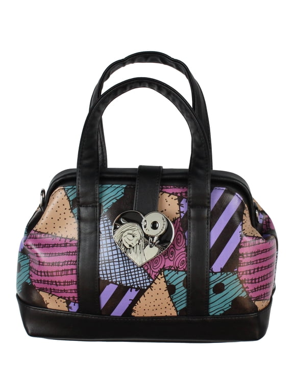 The Nightmare Before Christmas Sally Stitched Dress Handbag Crossbody Purse with Detachable Strap