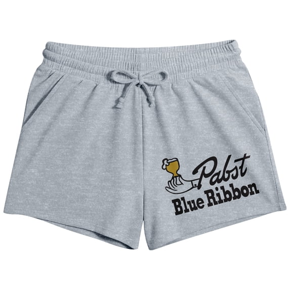 Bioworld Pabst Blue Ribbon Women's Lounge Shorts | Drawstring Elastic ...