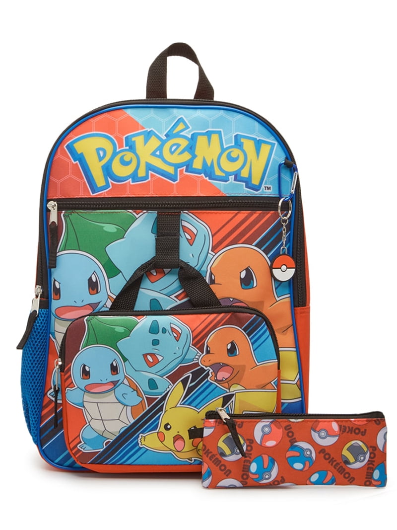 Bioworld Pokemon 5 piece Backpack Set - Walmart.com