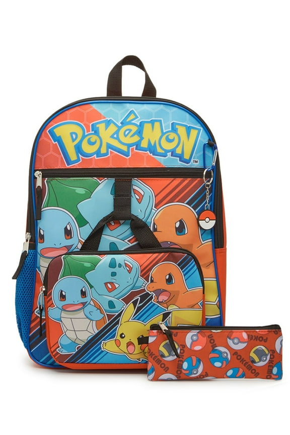 Pokemon 5 piece Backpack Set