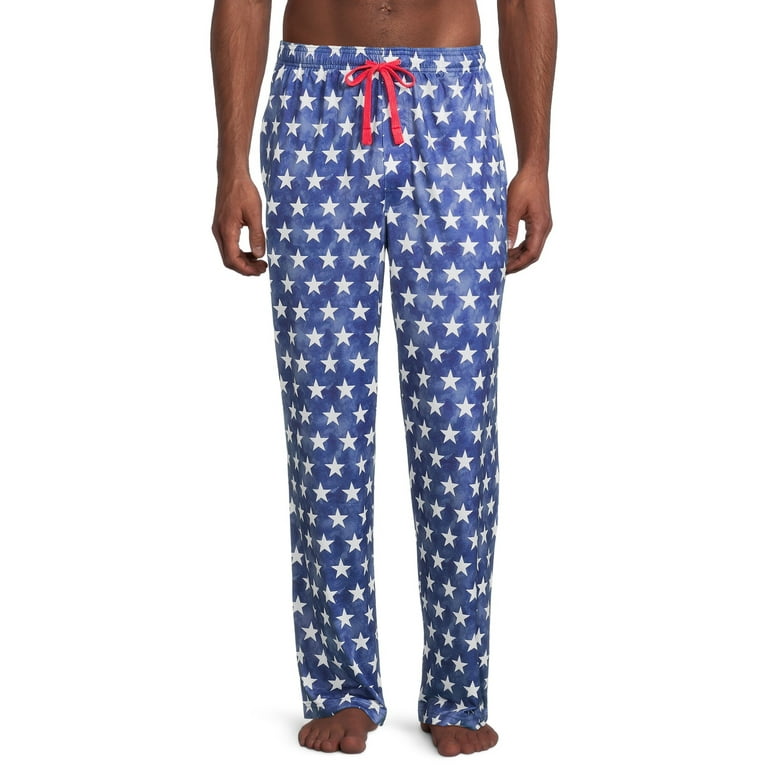 Bioworld Printed Americana Polyester Spandex Pajamas Men s 1 Pack