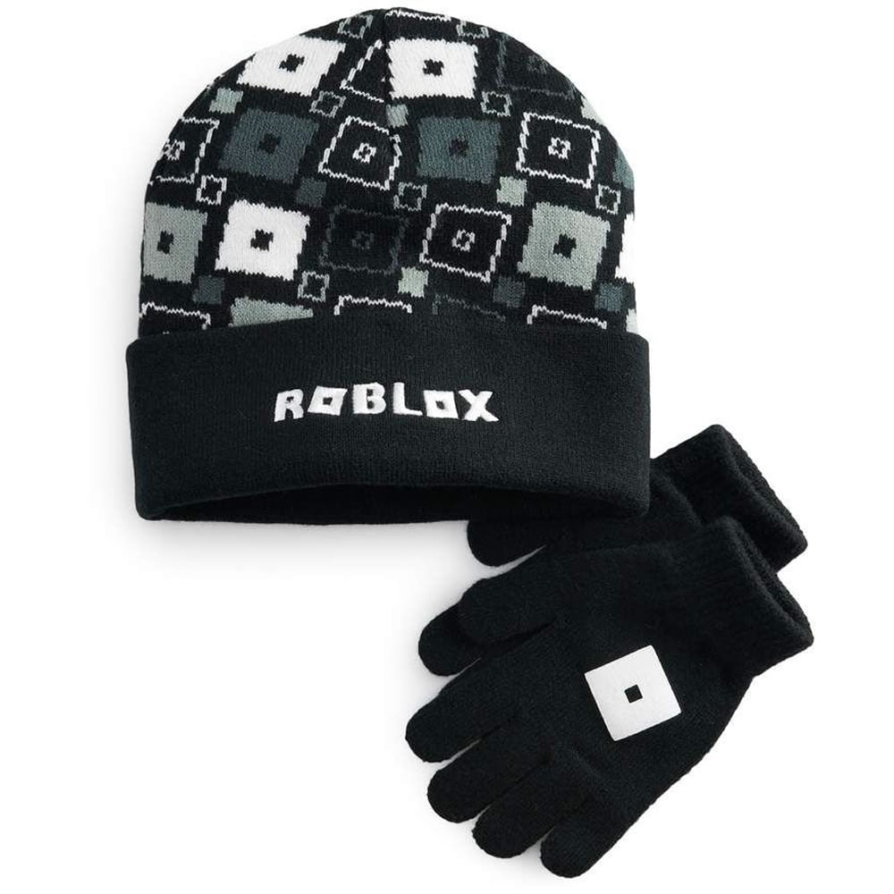 Roblox Acw Beanie Bioworld Kids' Roblox Warm Winter Hat And Gloves