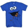 thumbnail image 1 of Bioworld Short Sleeve round Neck Sesame Street Cookie Monster Cotton, T-Shirt (Men's), 1 of 1