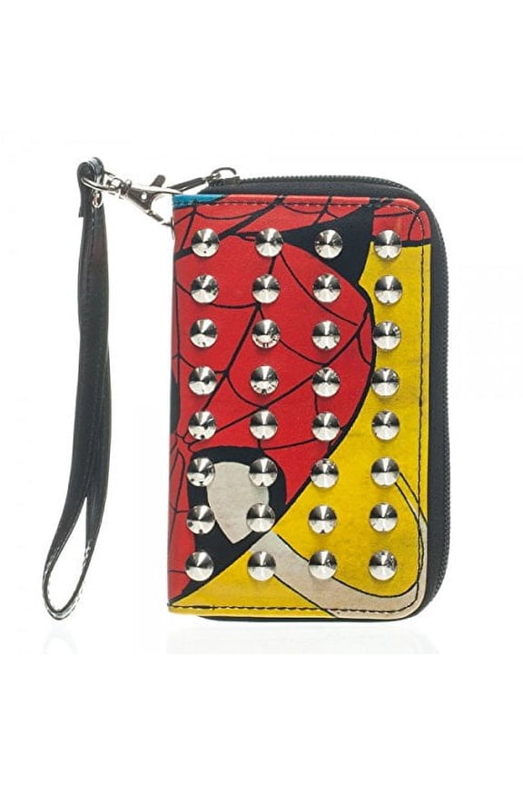 Spiderman Comic Stud Zip Wallet