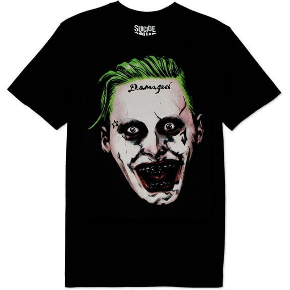 Bioworld Suicide Squad Joker Face Shirt: Small Unisex