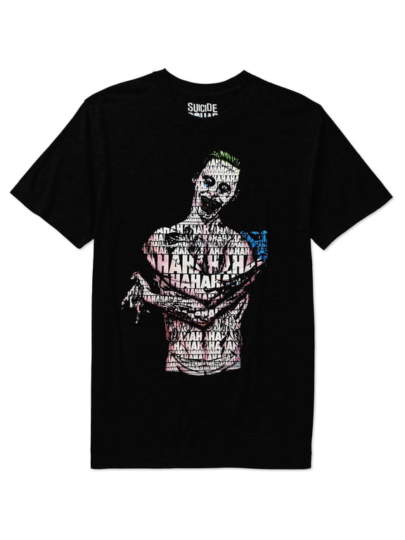 Suicide Squad Joker Hahaha Shirt Large Unisex