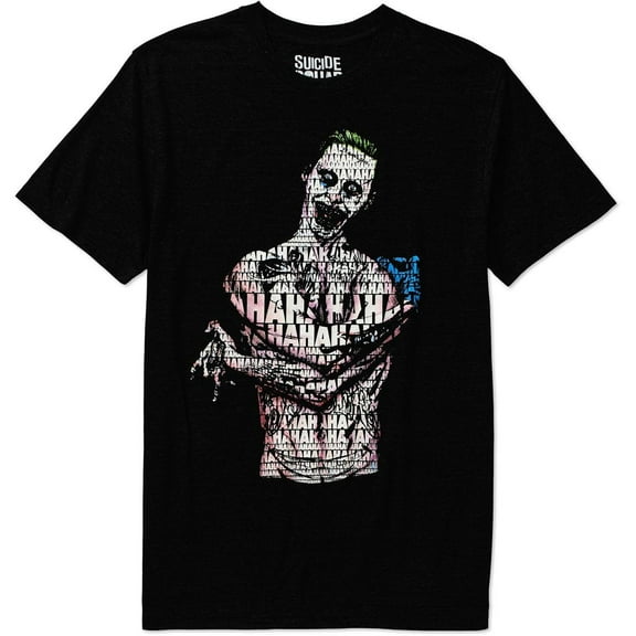 Bioworld Suicide Squad Joker Hahaha Shirt: Small Unisex