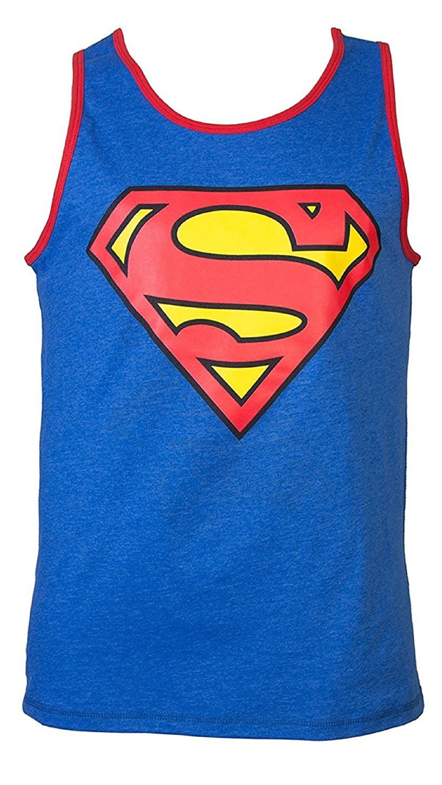 Bioworld Super Hero Adult Men Reversible Tank Top Batman, Superman