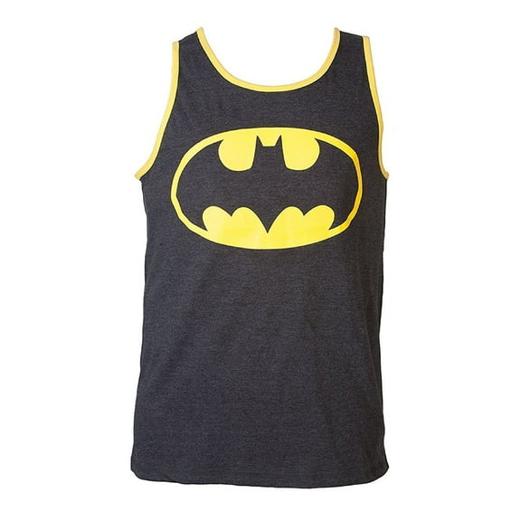 Bioworld Super Hero Adult Men's Reversible Tank Top - Batman, Superman Each Sold Separately (Size Medium, Batman)