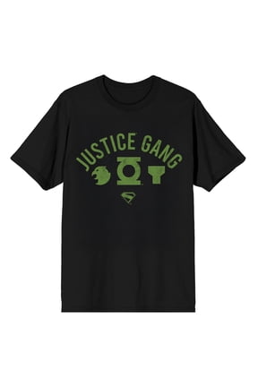 Superman Movie 2025 Justice Gang Collegiate Graphic Tee | DC Comics Men's Short Sleeve Crew Neck T-Shirt | Officially Licensed-XL
