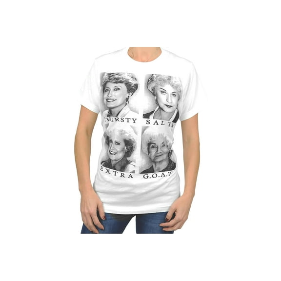 Bioworld The Golden Girls Graphic Slang Adult White T-Shirt M Unisex