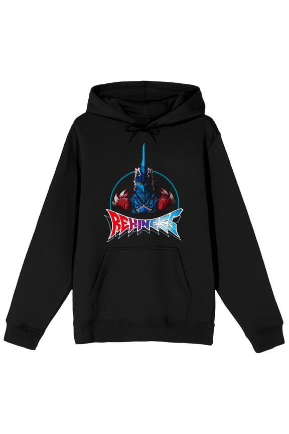 Ultraman Bemular Men's Pullover Hoodie | Screen-Print Badge Graphic | Kangaroo Pocket | Drawstring Hood | Officially Licensed Sweatshirt-Small