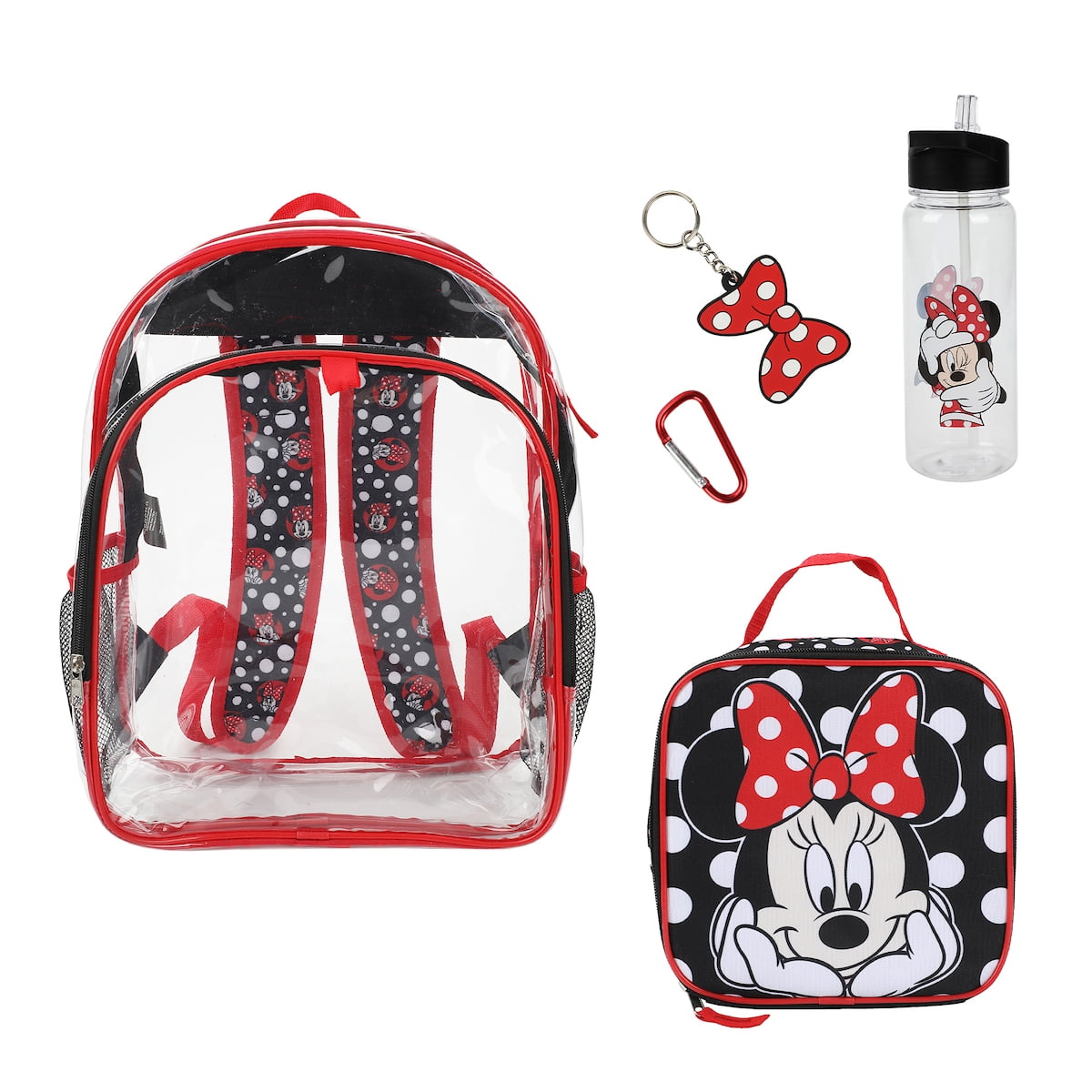 junior mini backpack Group Ruz Minnie Mouse Little Girl 10 Inch (Red-Pink) grade backpack in a kid Girls Junior Kids OMG Accessories