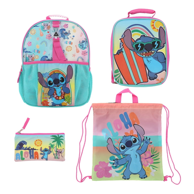 Disney Lilo & Stitch 5-Piece Backpack & Lunchbox Set  display picture 1