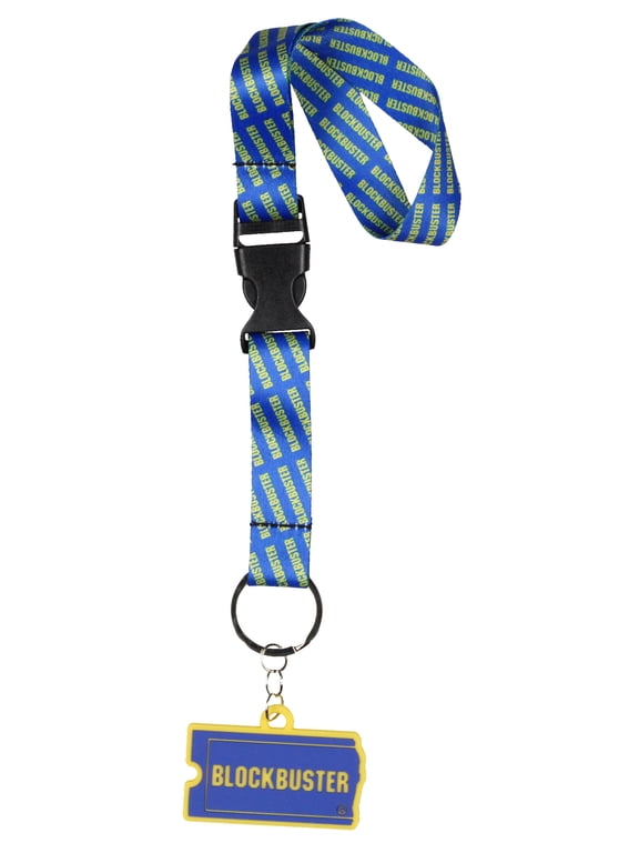Blockbuster Video Wristlet Strap Lanyard For Keys | Hand and Wrist Lanyard Keychain For Men Women