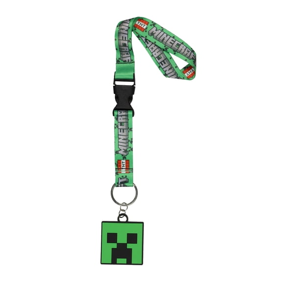 Minecraft Creeper Wristlet Strap Lanyard For Keys | Hand and Wrist Lanyard For Wallet Keychain