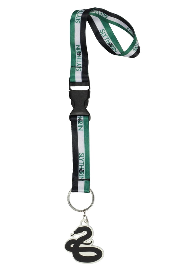 Harry Potter Slytherin Hogwarts Wristlet Keychain Breakaway Lanyard Wrist Strap for Keys, ID Badge, Wallet, Cell Phone