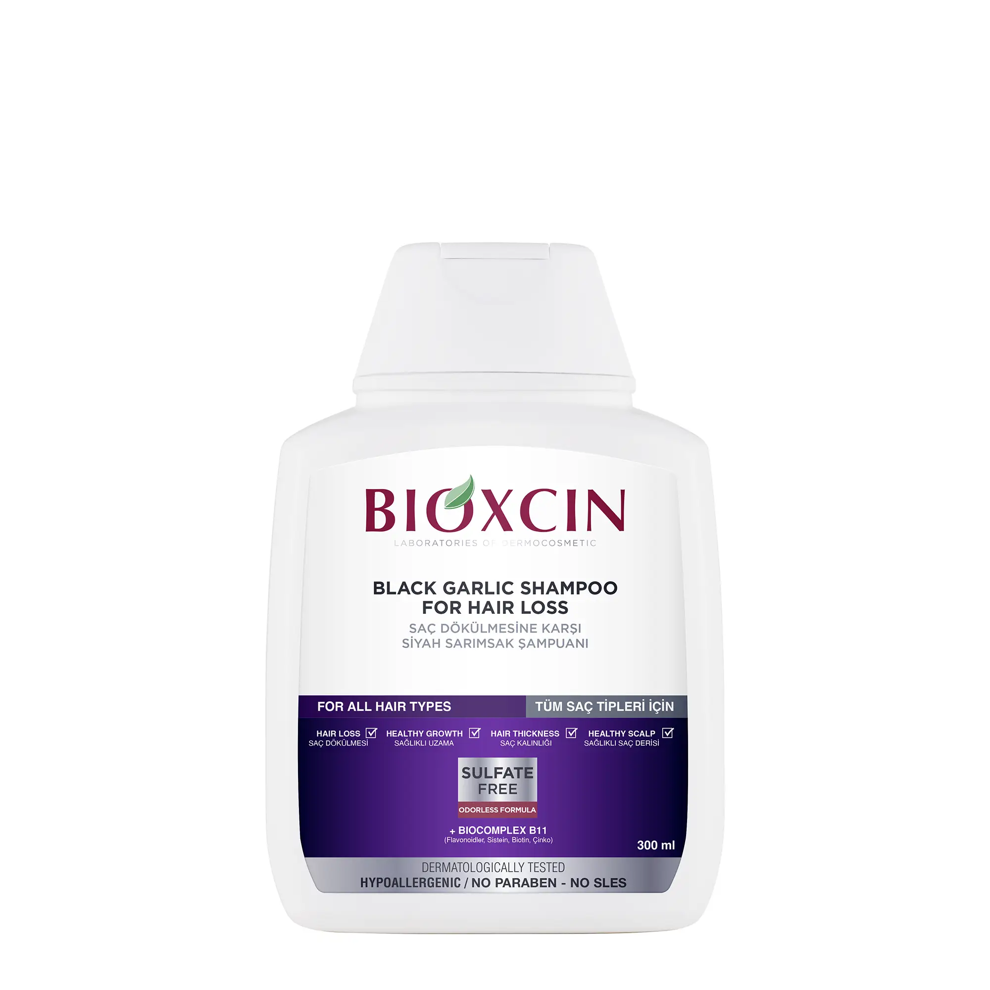Bioxcin Black Garlic Shampoo 300 ml - Shedding Garlic Bioxcin Black Garlic Shampoo 300 ml - Shedding Garlic