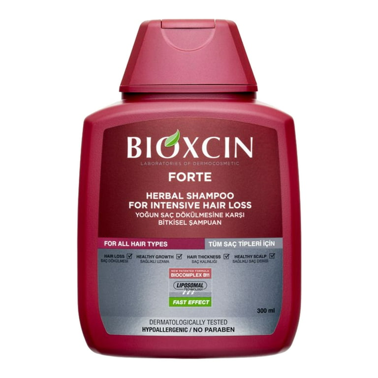 Bioxcin Forte Herbal Shampoo For Intensive Hair Loss- Hair
