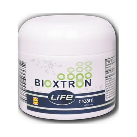 Bioxtron Life Cream Blue-Green Algae - Menthol - Support Inflammation - Muscle & Joint Pain - Cream Bottle 2 oz