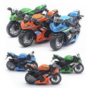 Biplut 1/14 Simulation Motorcycle Pull Back Model with LED Music Learning Kids Toy
