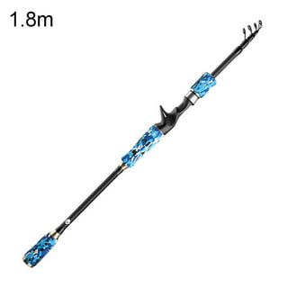 Fishing Pole Casting and Spinning Fishing Rod 1.5M 1.8M M Power Lure Rod  Casting Spinning Wt 3g-21g Ultra Light Boat Lure Fishing Rod Fishing Rod  (Color : A-Spining Rod, Size : 1.5m) 