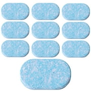 Biplut 10Pcs Soap Sheets Disposable Travel Use Mini Portable Scented Handwashing Effervescent Hand Sanitizer Tablets (Blue)