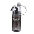 thumbnail image 1 of Biplut 400ml/600ml Outdoor Sports Gym Portable Creative Spray Drinking Water Bottle (Black,400ML), 1 of 13