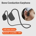 thumbnail image 1 of Biplut Bone Conduction Earphone Not In ear Stereo Surround Wireless Bluetooth compatible Headset MP3 with Memory for Running (Grey Bluetooth compatible Only), 1 of 13