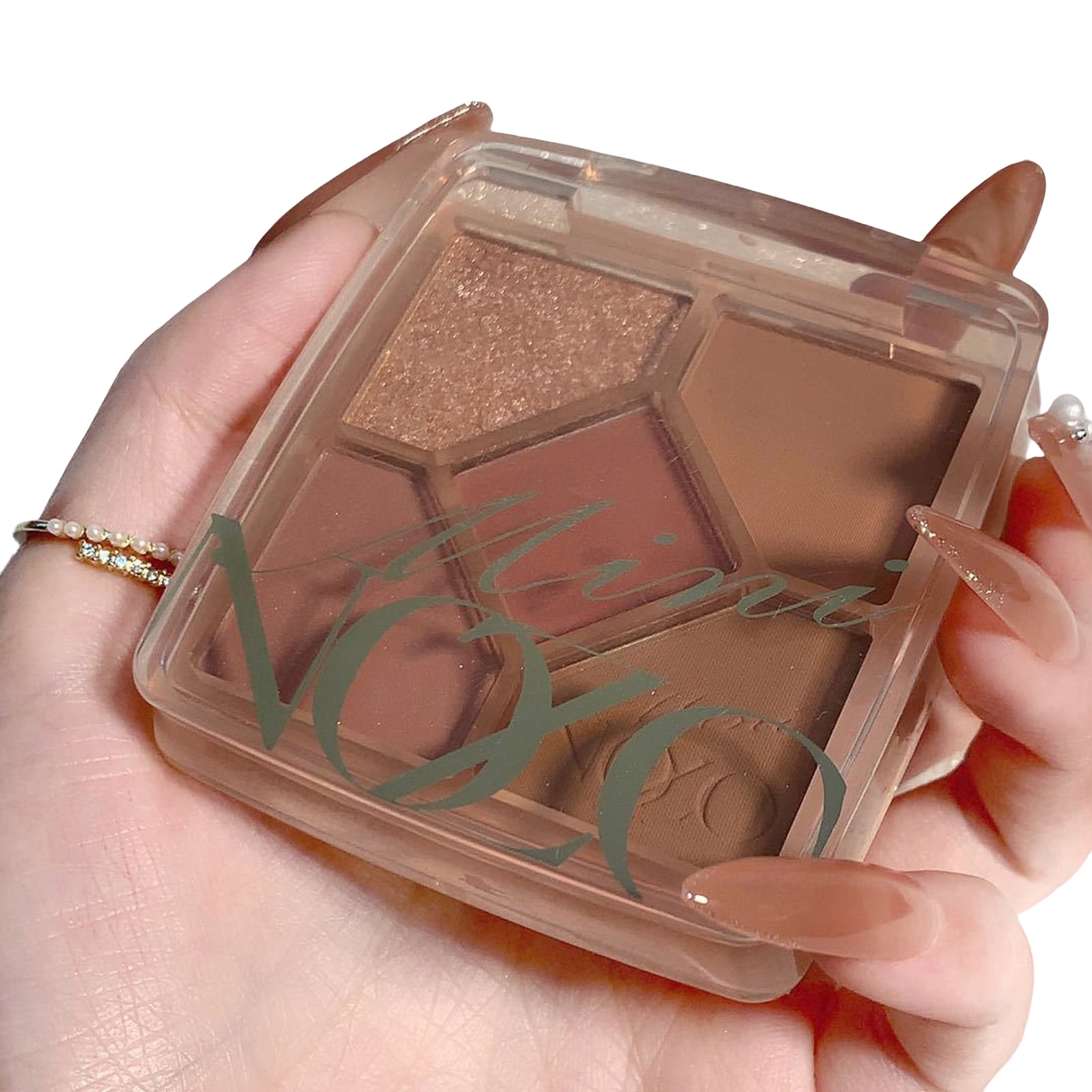 Biplut Eyeshadow Palette Neutral Tones Blendable Shiny Visual Effect NonIrritation Delicate