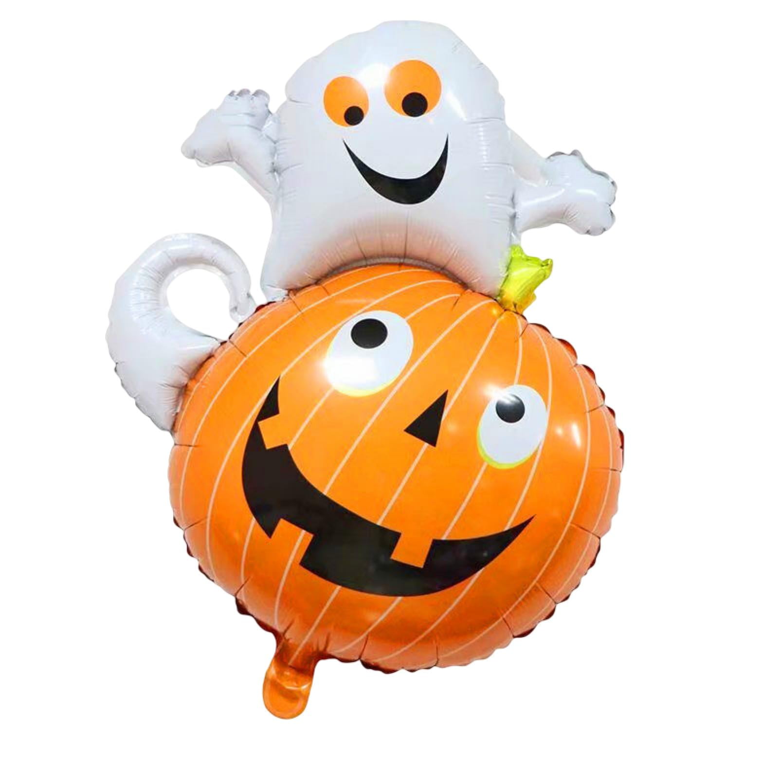 Biplut Halloween Balloon Ghost Pumpkin Spider Thicker Leakproof Scene ...