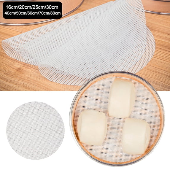 Biplut Kitchen Non-Stick Stuffed Bun Dumpling Steamer Cloth Gauze Pastry Cooking Tools