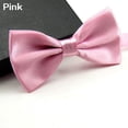 thumbnail image 1 of Biplut Men Classic Solid Color Bowtie Necktie Tuxedo Wedding Party Adjustable, 1 of 15
