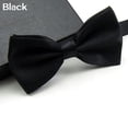 thumbnail image 1 of Biplut Men Classic Solid Color Bowtie Necktie Tuxedo Wedding Party Adjustable, 1 of 15