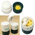 thumbnail image 1 of Biplut Pill Cutter, Pill Crusher Splitter Grinder Portable Pill Tablet Medicine Cutter Grinder Crusher Storage Organizer Box Case Multi-function Grinding Medicine Cutter Bottle 1PC, 1 of 8