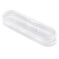thumbnail image 1 of Biplut Plastic Clear Transparent Long Storage Box with Lid Collection Container Case, 1 of 9
