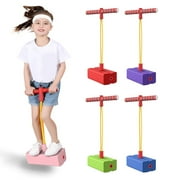 Biplut Pogo Jumper Ergonomic Design Non-slip Plastic Frog Jump Game Bounce Pogo Stick for Kids