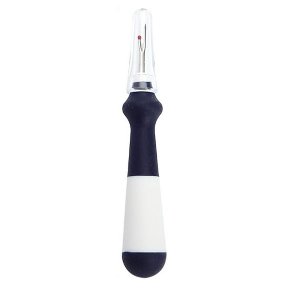 Biplut Stitch Remover Comfortable Grip U-shaped Blade Sharp Line Cutting Needlework Thread Picker for Home (Blue)