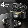 thumbnail image 1 of Biplut T22 Wireless Earphone Mega Bass Dual Moving Coils Digital Display HiFi Sound Bluetooth-compatible 5.2 Earbud for Sports (White), 1 of 13