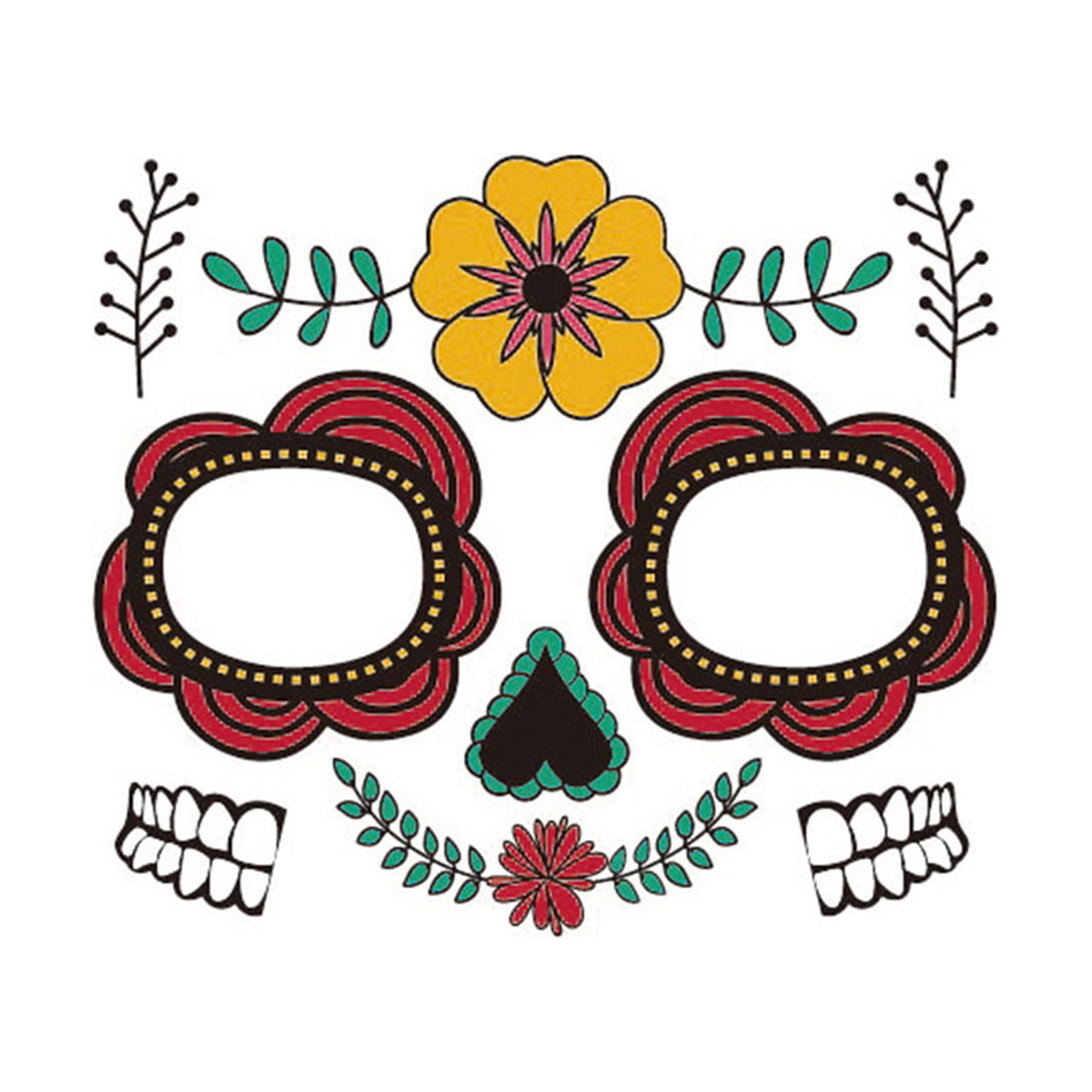 Biplut Temporary Face Tattoo Vivid Appearance Longlasting Cosplay