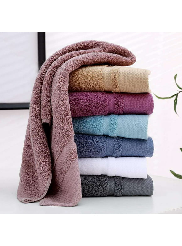 Biplut Towel Skin-friendly Anti-fade Long-staple Cotton Fluffy Face Towel for Household