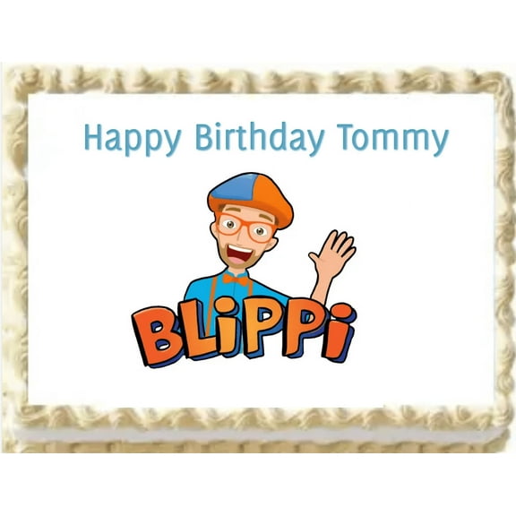 Bippi Personalized Edible Cake Image Frosting Topper Decoration 1/4 Sheet