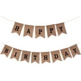 thumbnail image 1 of Bipra 85 Pieces Black & Gold Party Decorations - Includes Happy Birthday Banner, Perfect for Any Birthday Party (Happy Birthday Burlap), 1 of 4