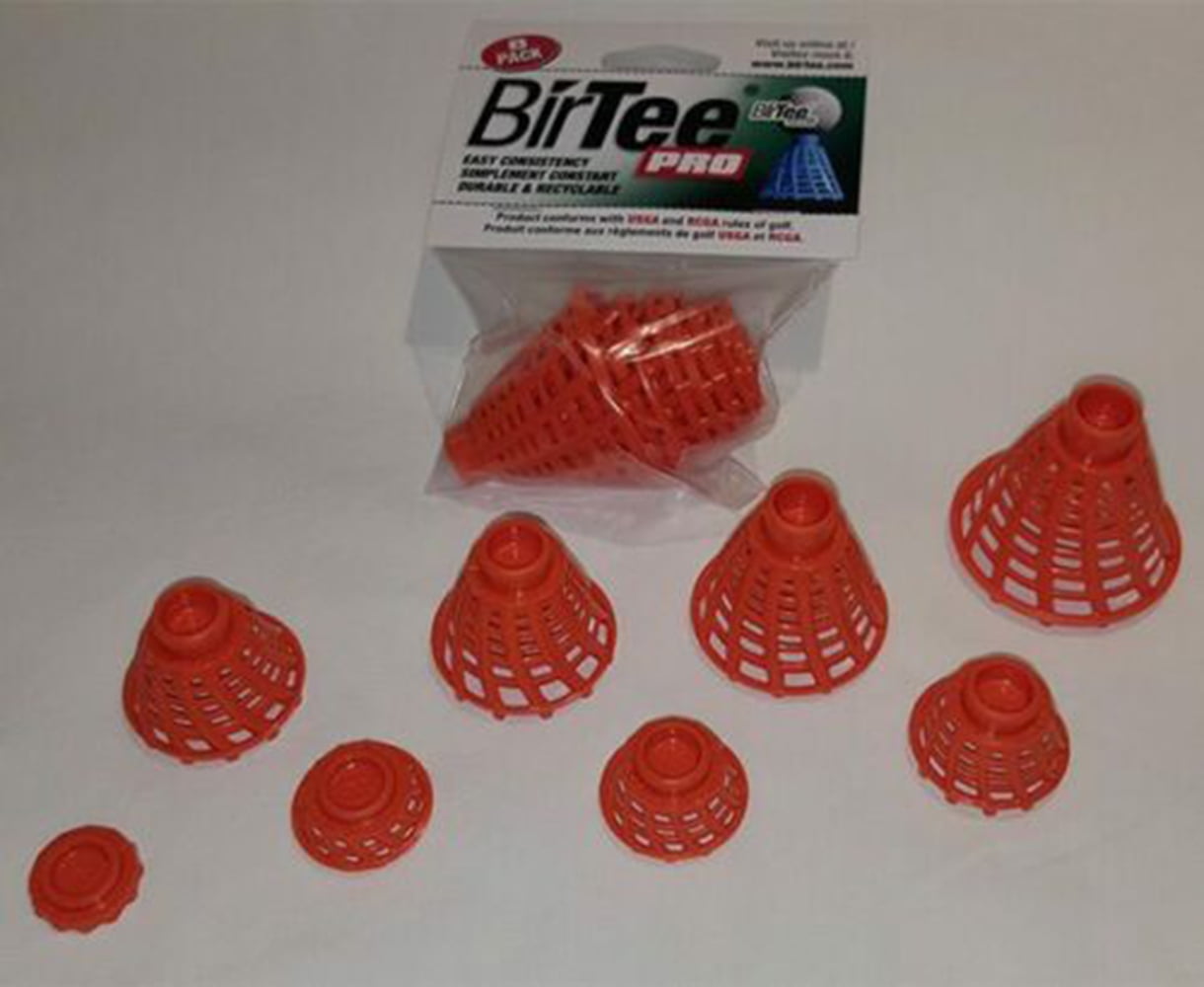BirTee DBT300 BirTee Pro - Orange, Pack of 8