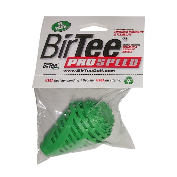 BirTee Golf Tees - PRO Speed Version with Enhanced Durability - 8 Pack. Indoor Golf Tees/Golf Simulator Tees/Winter Golf Tees