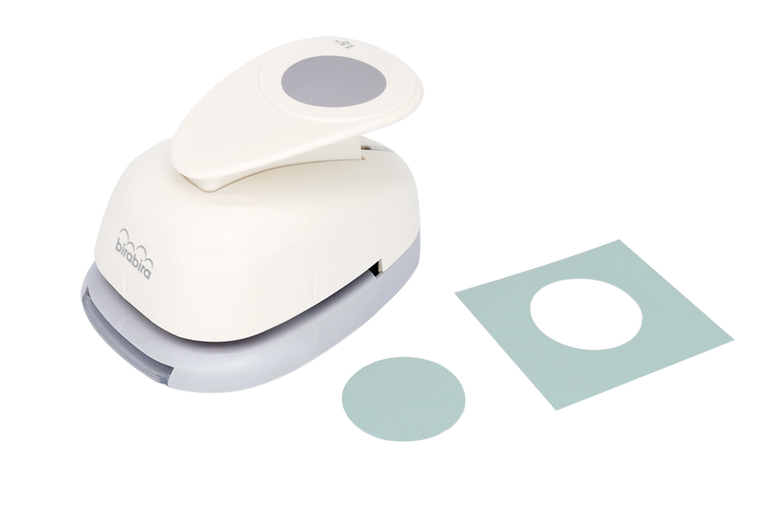 Bira Craft 1 1/4 inch Circle Lever Action Craft Punch for Paper Crafting Scrapbooking