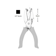 Bira Craft 1/4" Square 2 inch Reach Hand Punch Craft Punch for Paper Crafting Scrapbooking