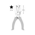 thumbnail image 1 of Bira Craft 1/4" Star 2 inch Reach Hand Punch Craft Punch for Paper Crafting Scrapbooking, 1 of 3